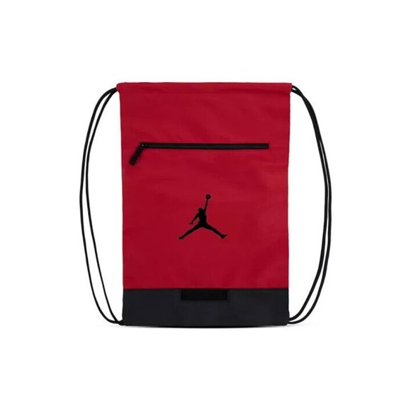 Nike Air Jordan Jumpman Drawstring Gym Bag Sack School Sports BackpackRed